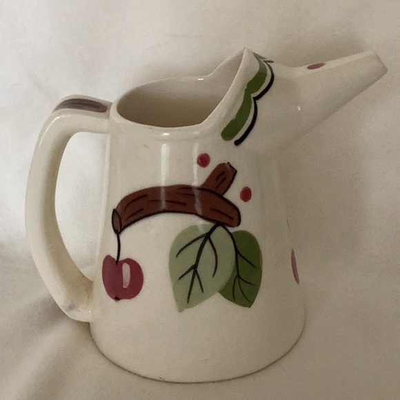 Vintage California Cleminsons Cherry Tree Watering Can Creamer - Picture 3 of 8